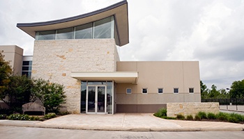 the exterior of a modern office building