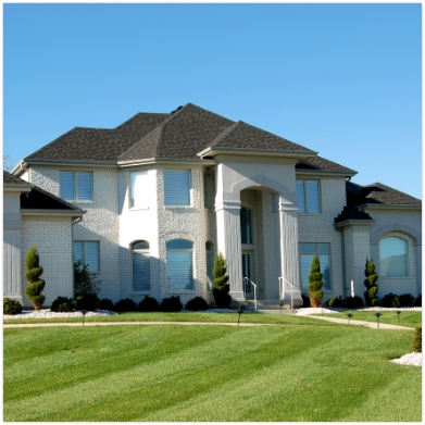 Exterior of brick home in Plano by Platinum Painting of Plano