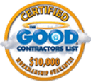 Certified Good Contractors List logo